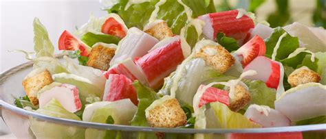 Surimi Caesar Salad • Young’s Seafood