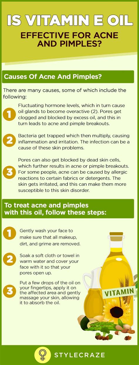 How To Use Vitamin E For Acne | Vitamin e oil, Vitamin e for acne, Acne ...