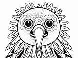 Creative Crow Coloring Page  sketch template