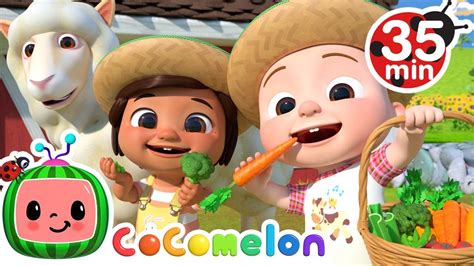 Yes Yes Vegetables On The Farm + More Nursery Rhymes & Kids Songs - CoComelon