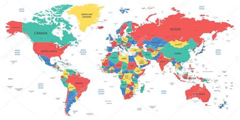 världskarta Världskarta flags - Europa Karta