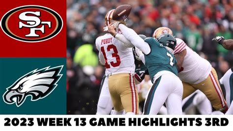 San Francisco 49ers vs. Philadelphia Eagles Highlights 3rd Qtr ...