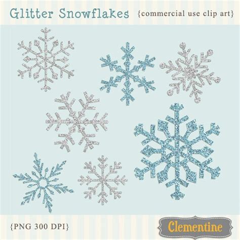 Glitter Snowflake clipart, glitter snowflake clip art images ...