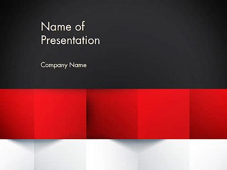 Black Red and White Geometrical Presentation Template for PowerPoint and Keynote | PPT Star