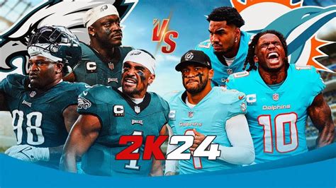 NFL 2k24 | Miami Dolphins at Philadelphia Eagles | NFL 2k5 Resurrected ...