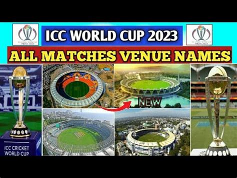 Download ICC Cricket World Cup 2023 All Venues Name | ICC World Cup ...