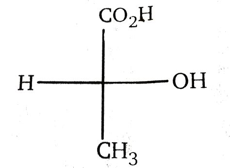 How many representations of lactic acid are possible in Fischer projection (d & l) ? - Sarthaks ...