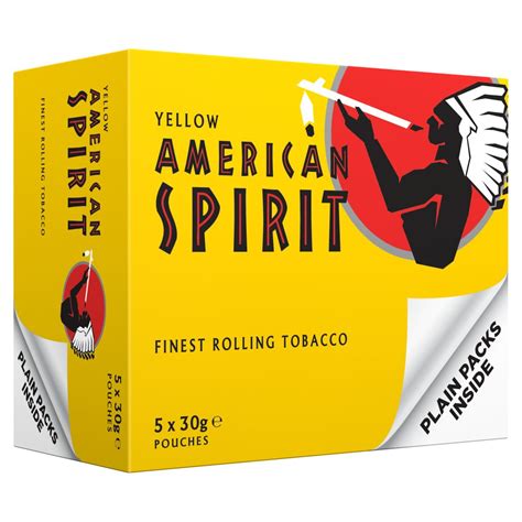 American Spirit Yellow Hand Rolling Tobacco 5 x 30g | Best-one