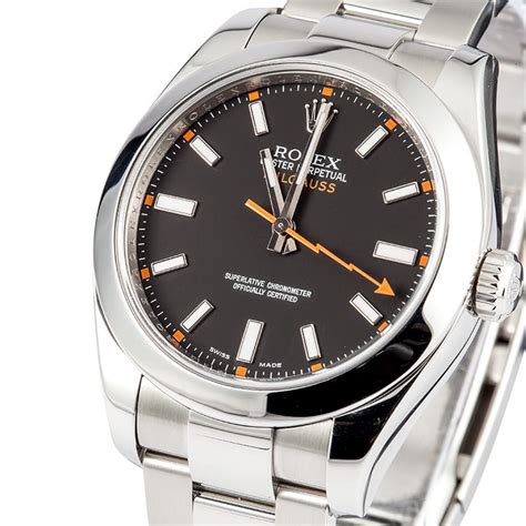 Rolex Milgauss Black Dial Stainless Steel 116400V - Bob's Watches