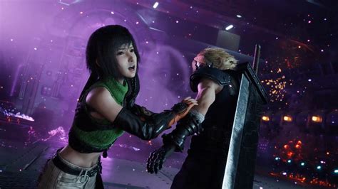 Yuffie is holding on to Cloud - FFVII Rebirth by MiaLucyKesh on DeviantArt