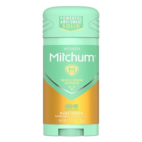 Mitchum For Women Advanced Control Anti-Perspirant Deodorant Invisible Solid Pure Fresh 2.70 oz ...