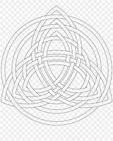 Celtic Knot Coloring Book Triquetra Trinity Art PNG  sketch template