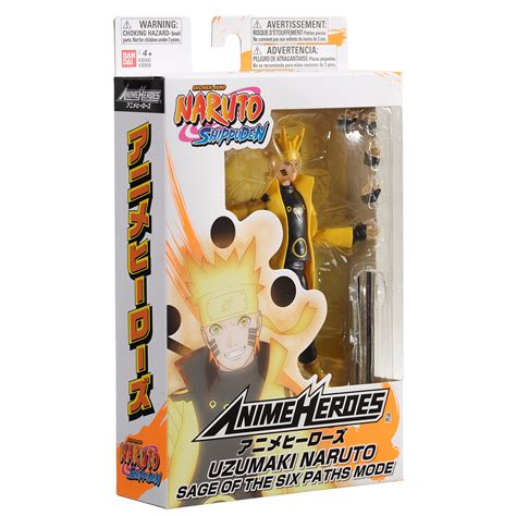 Anime Heroes Naruto Uzumaki Naruto Sage of Six Paths Mode Figure,Naruto ...