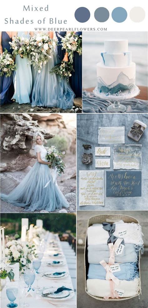 Top 10 Blue Wedding Color Palettes We Love for 2019 | http://weddingdaysstart.com/top-10-blue ...