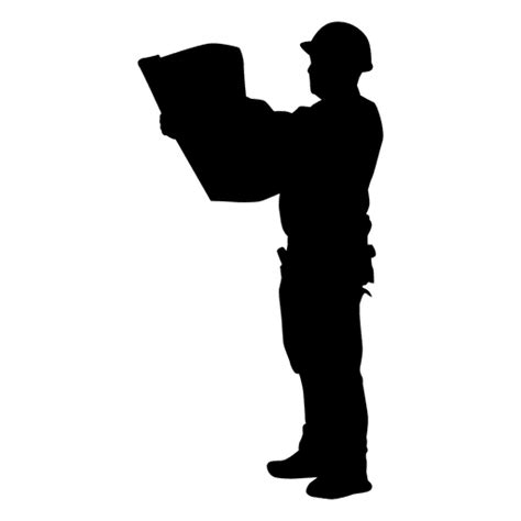 Construction Worker Silhouette Vector Free at GetDrawings | Free download