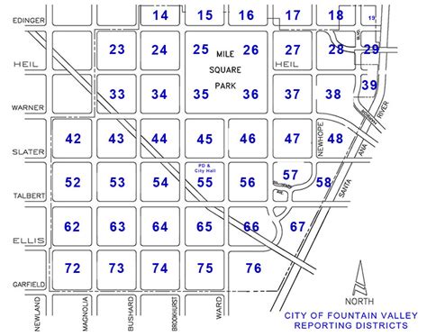 Reporting District Map | The City of Fountain Valley