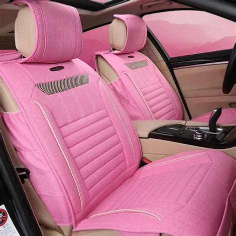 Eco friendly Comfortable universal pink car seat covers ZD80-in ...