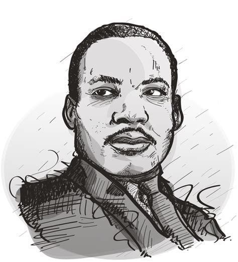 Martin Luther King Jr Sketch at PaintingValley.com | Explore collection ...