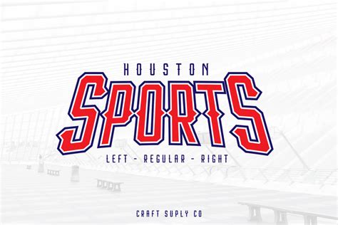 Houston Sport Font | dafont.com