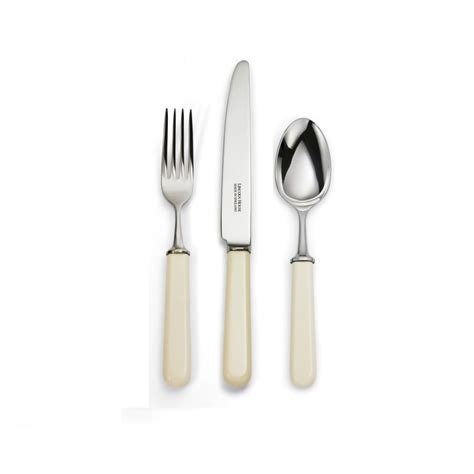 Fulwood Cream Handled Cutlery 3 Piece Set - Lincoln House Cutlery