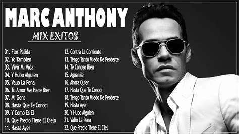 MARC ANTHONY EXITOS SALSA Sus Mejores Canciones MARC ANTHONY Salsa Mix Románticas - YouTube