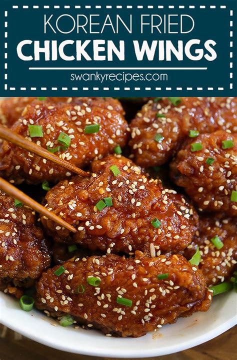 Korean Fried Chicken Wings - Swanky Recipes