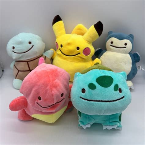 Pokemon Plushies Pikachu Ditto Reversible Ditto Pikachu - Etsy