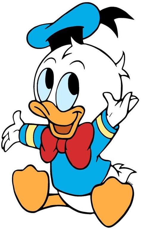 Baby Donald | Baby cartoon characters, Baby disney characters, Baby disney