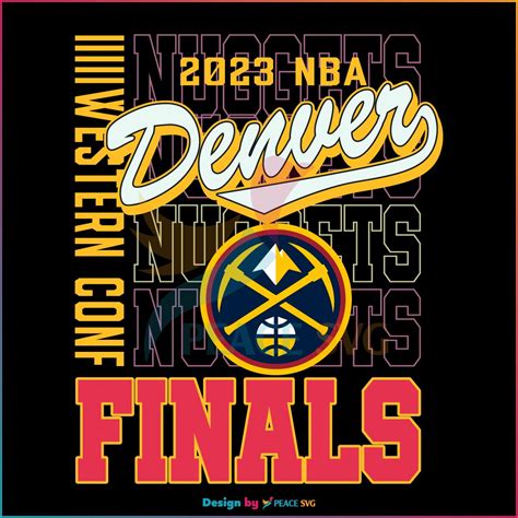 2023 Western Conference Finals Nuggets Logo SVG Cutting Files - PeaceSVG