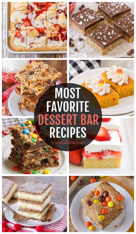 Actualizar 34+ imagen dessert bar recipes - Abzlocal.mx