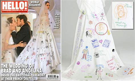 Angelina Jolie Wedding Dress Drawings ~ Angelina Jolie's Wedding Dress ...