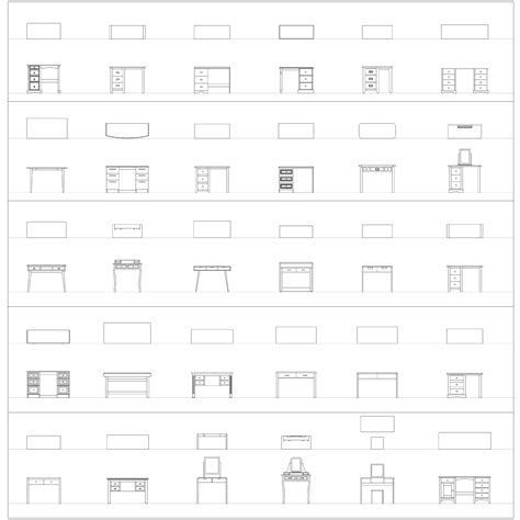 Share more than 81 dressing table cad block latest - highschoolcanada ...