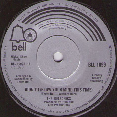 The Delfonics – Didn't I (Blow Your Mind This Time) – Vinyl (Solid ...