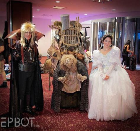 The Junk Lady got to pose with Jareth and Ballroom Sarah at DragonCon ...