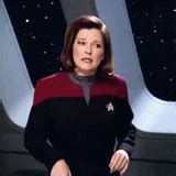 GIF jeri ryan star trek voyager - animated GIF on GIFER