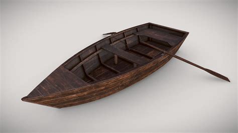 Wooden Boat - Download Free 3D model by donnichols [627ba38] - Sketchfab