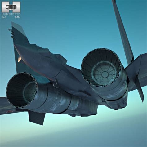 Sukhoi Su-35 3D model - Aircraft on Hum3D