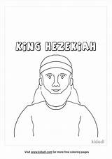 Hezekiah Coloring Page King And Isaiah  sketch template