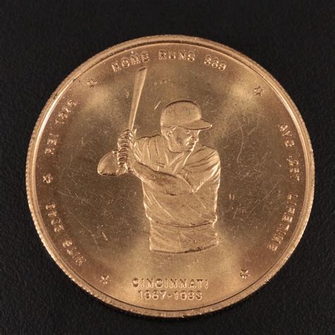 1989 Johnny Bench Hall of Fame Induction Medal | EBTH