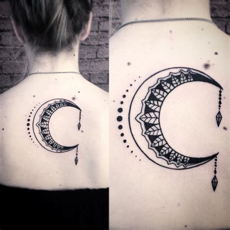 The Hidden Meanings Behind the Crescent Moon Tattoo - TattoosWin