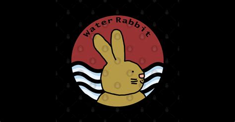 Water Rabbit Chinese Zodiac - Year Of The Rabbit - Sticker | TeePublic