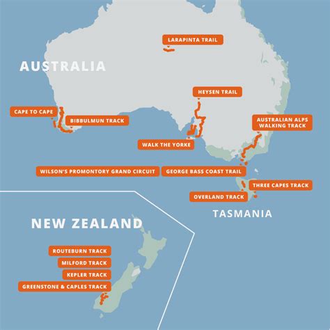 Australian Alps Map