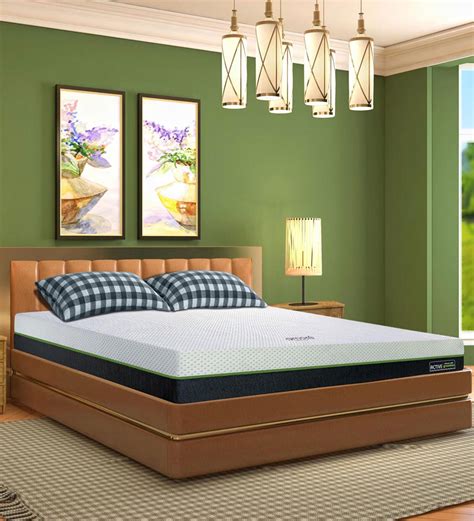 Buy Green Tea Orthopedic 8 Inch Memory Foam Queen Size Mattress at 53% OFF by Amore ...