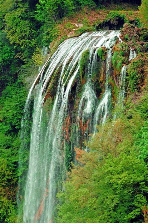 Peaceful waterfalls stock photo. Image of rocky, drop - 30643658