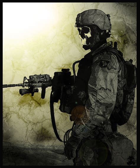 Skull Soldier Wallpaper HD - WallpaperSafari