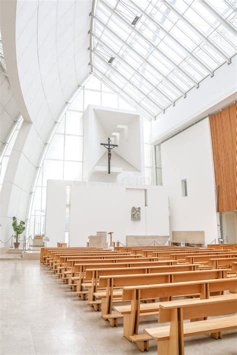 Interior of Jubilee Church stock image. Image of simple - 44399951