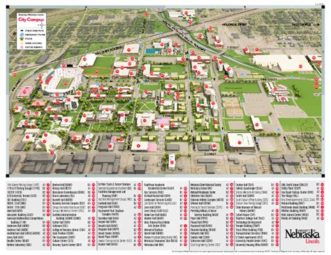 University of Nebraska - Lincoln Map - Lincoln Nebraska • mappery