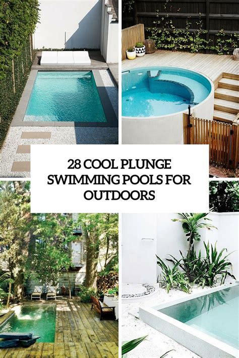 28 Cool Plunge Swimming Pools For Outdoors - DigsDigs