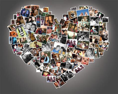 Heart Photo Collage by Alley9 on DeviantArt