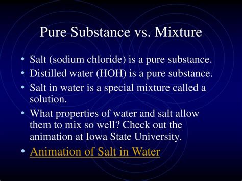 PPT - Pure Substances vs. Mixtures PowerPoint Presentation - ID:89827